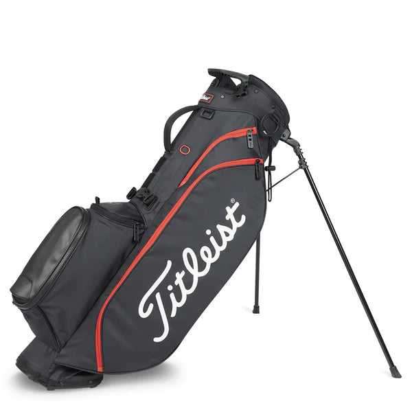 Titleist Players 4 Stand Bag TB23SX4 Golf Stuff Black/Black/Red - 006