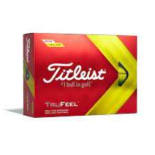 Titleist TruFeel Golf Balls '22 Golf Stuff - Save on New and Pre-Owned Golf Equipment Box/12 Yellow 