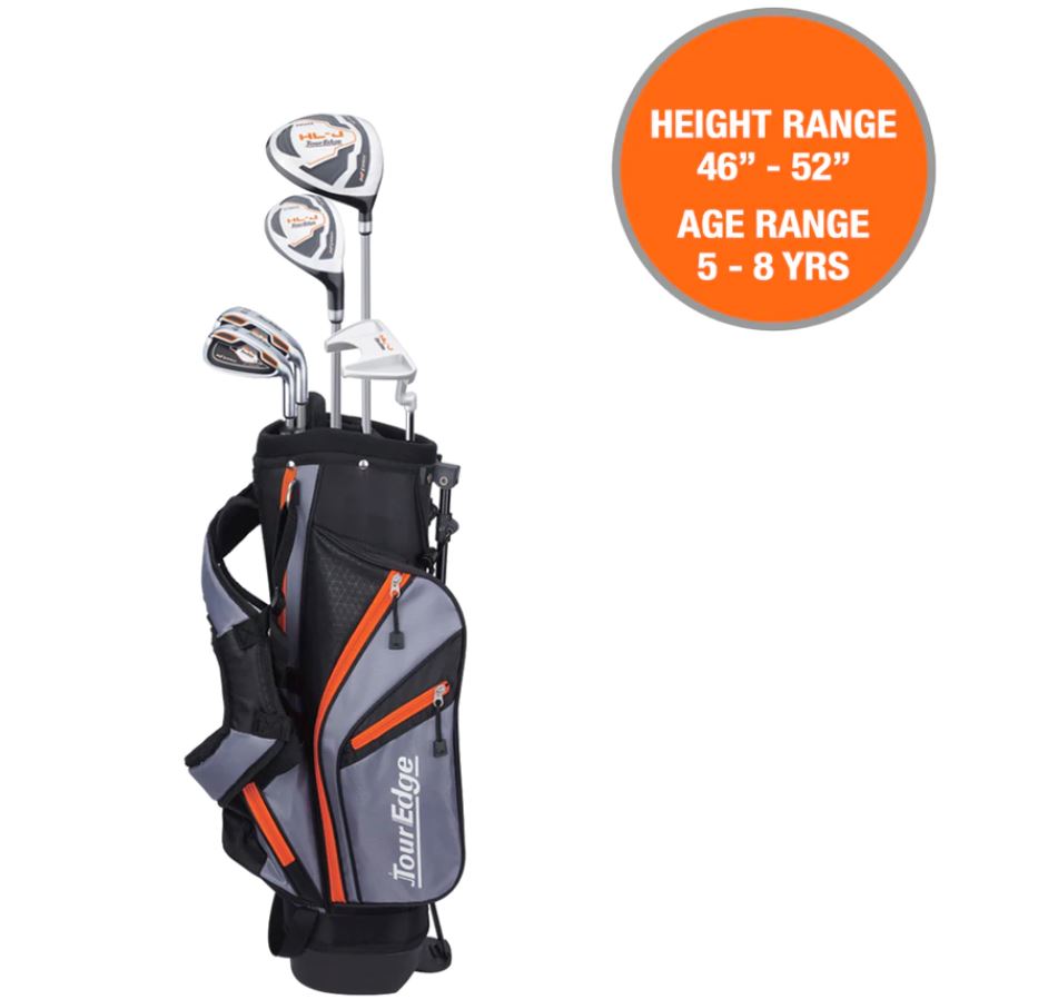 Tour Edge HL-J Junior Set/Bag Package Orange 5-8Yrs Golf Stuff - Save on New and Pre-Owned Golf Equipment 