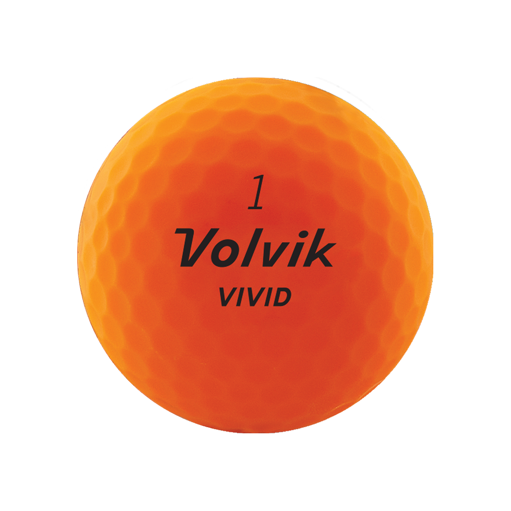 Volvik Vivid 2022 Golf Stuff Orange Sleeve/3 