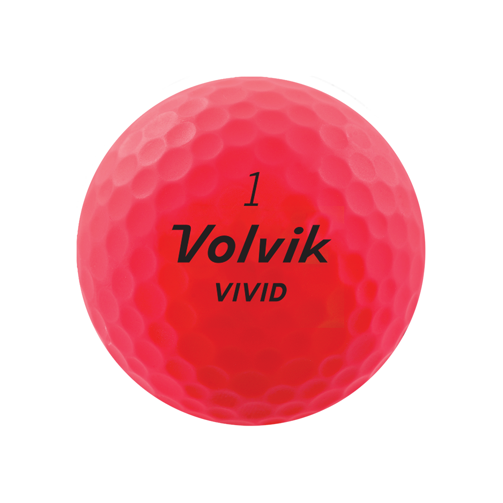 Volvik Vivid 2022 Golf Stuff Pink Sleeve/3 
