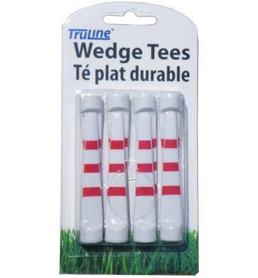 Wedge Tee 8pk Golf Tees TeeMate White/Red