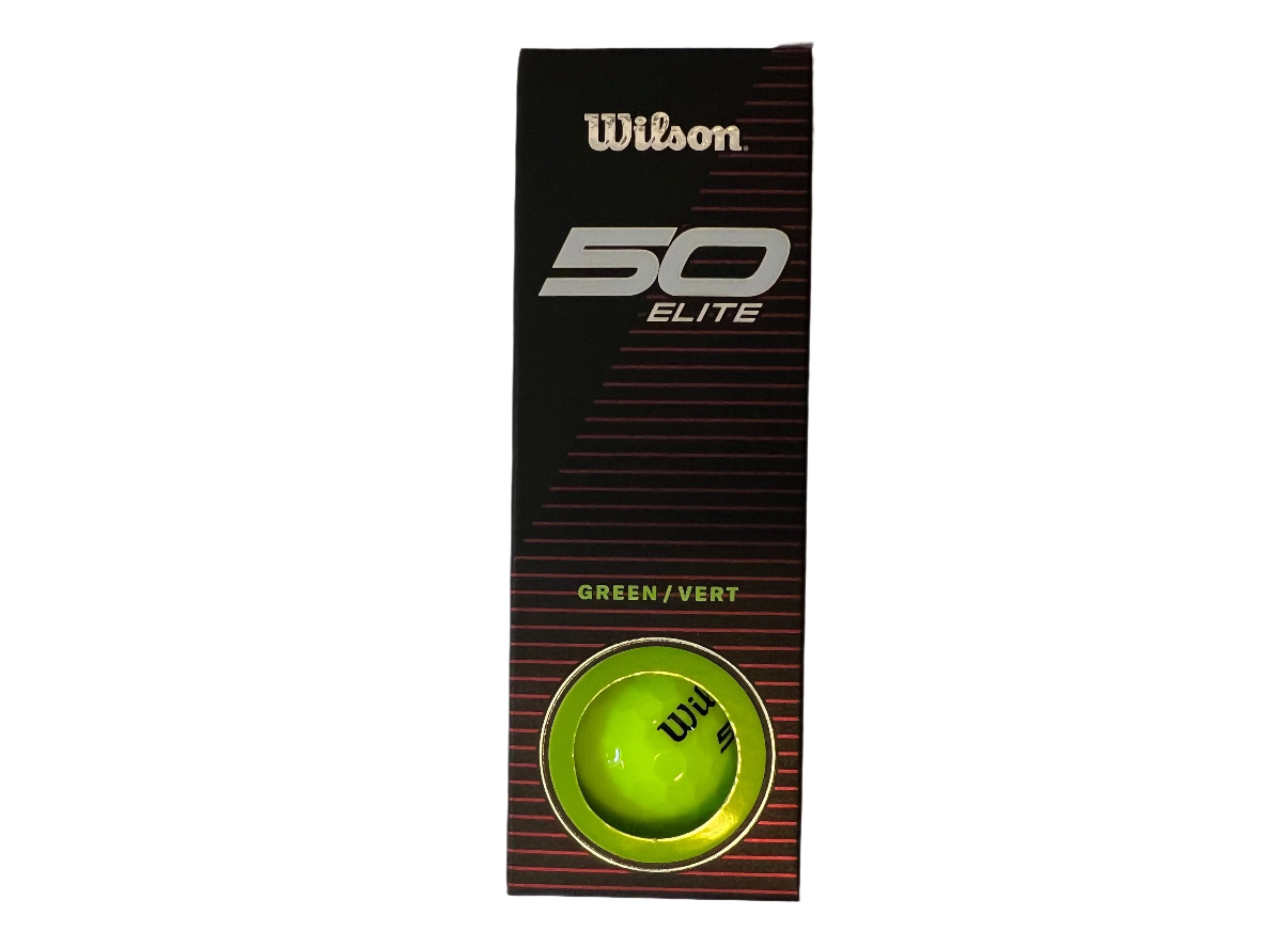 Wilson 50 Elite Golf Balls '23 Golf Stuff - Save on New and Pre-Owned Golf Equipment Green Sleeve/3