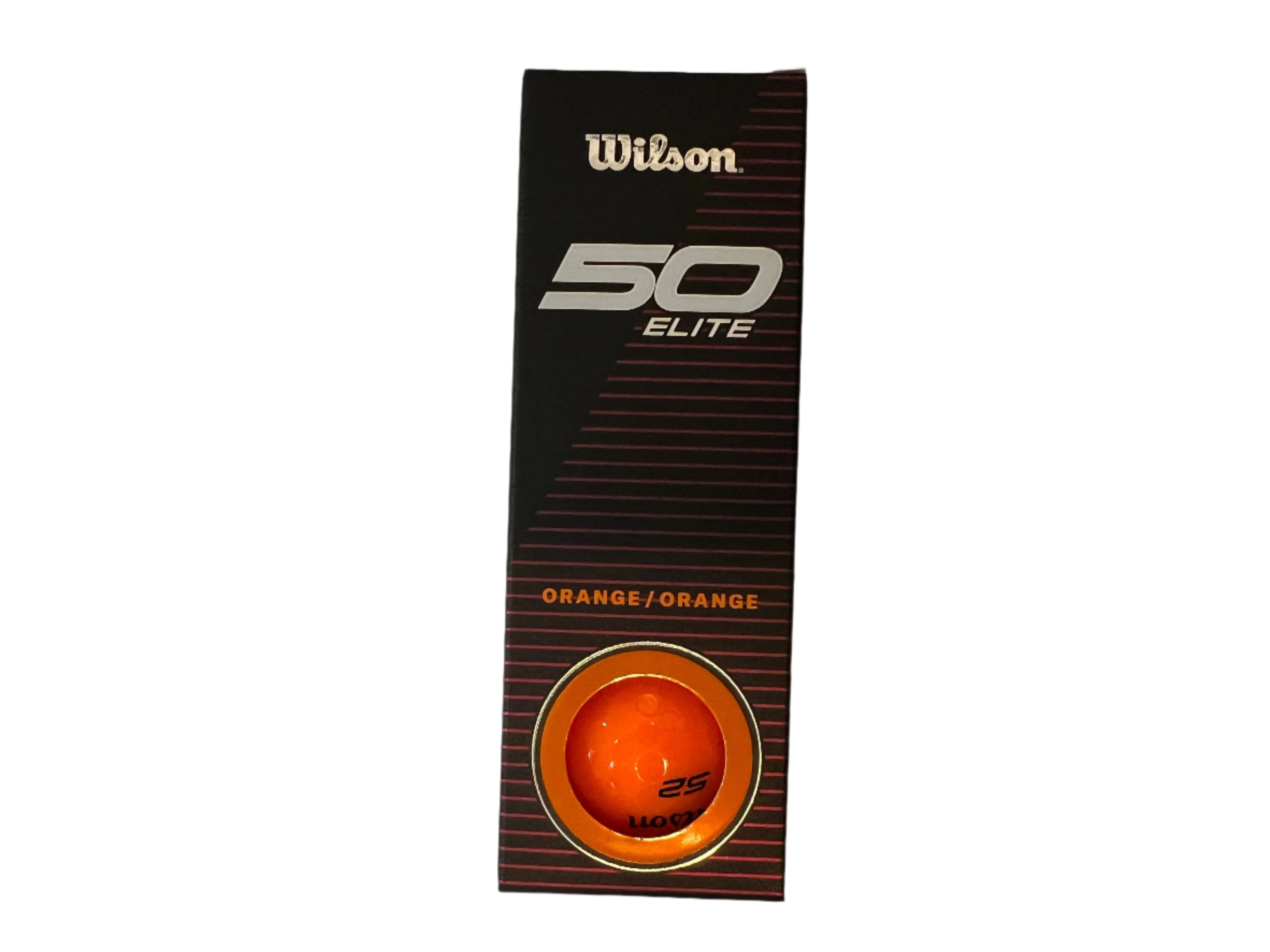 Wilson 50 Elite Golf Balls '23 Golf Stuff - Save on New and Pre-Owned Golf Equipment Orange Sleeve/3