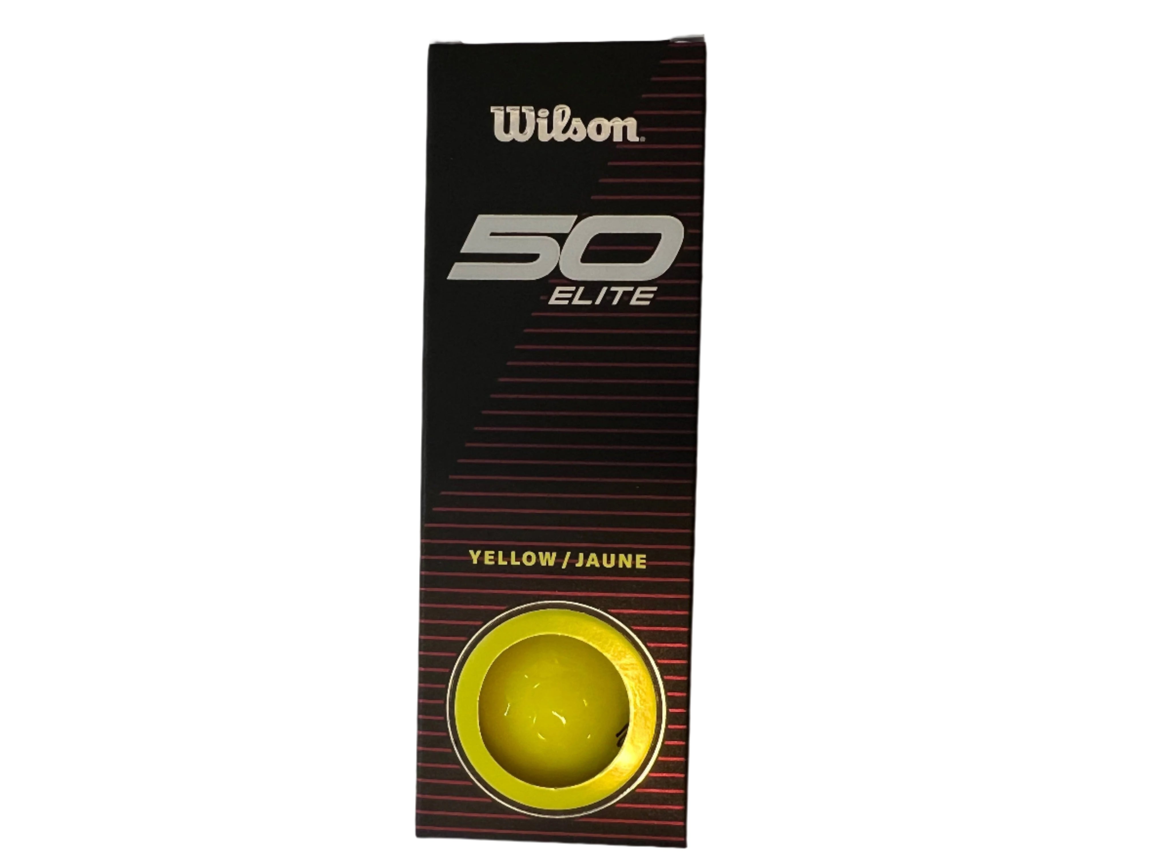 Wilson 50 Elite Golf Balls '23 Golf Stuff - Save on New and Pre-Owned Golf Equipment Yellow Sleeve/3