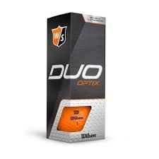 Wilson Staff Duo Optix Golf Balls '20 Golf Stuff - Save on New and Pre-Owned Golf Equipment Orange Slv/3