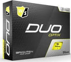 Wilson Staff Duo Optix Golf Balls '20 Golf Stuff - Save on New and Pre-Owned Golf Equipment Yellow Box/12