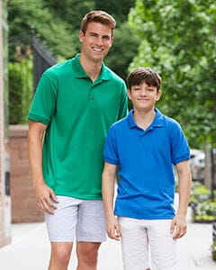 Youth Jersey Polo White G880B Shirts & Tops Golf Stuff