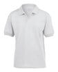 Youth Jersey Polo White G880B Shirts & Tops Golf Stuff Small 