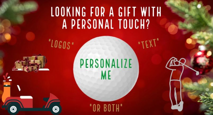 Customized golf balls
