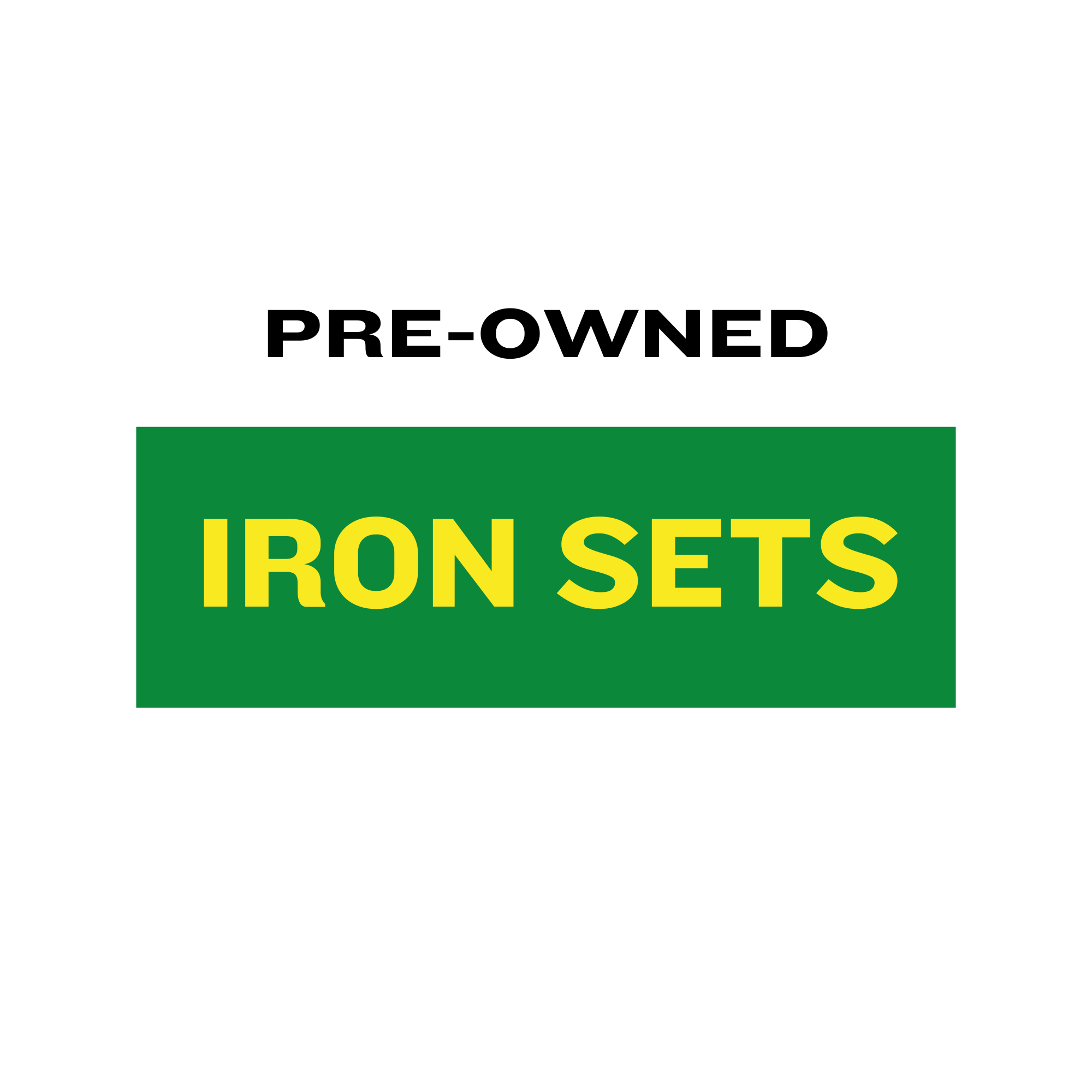 Pre-Owned Iron Sets