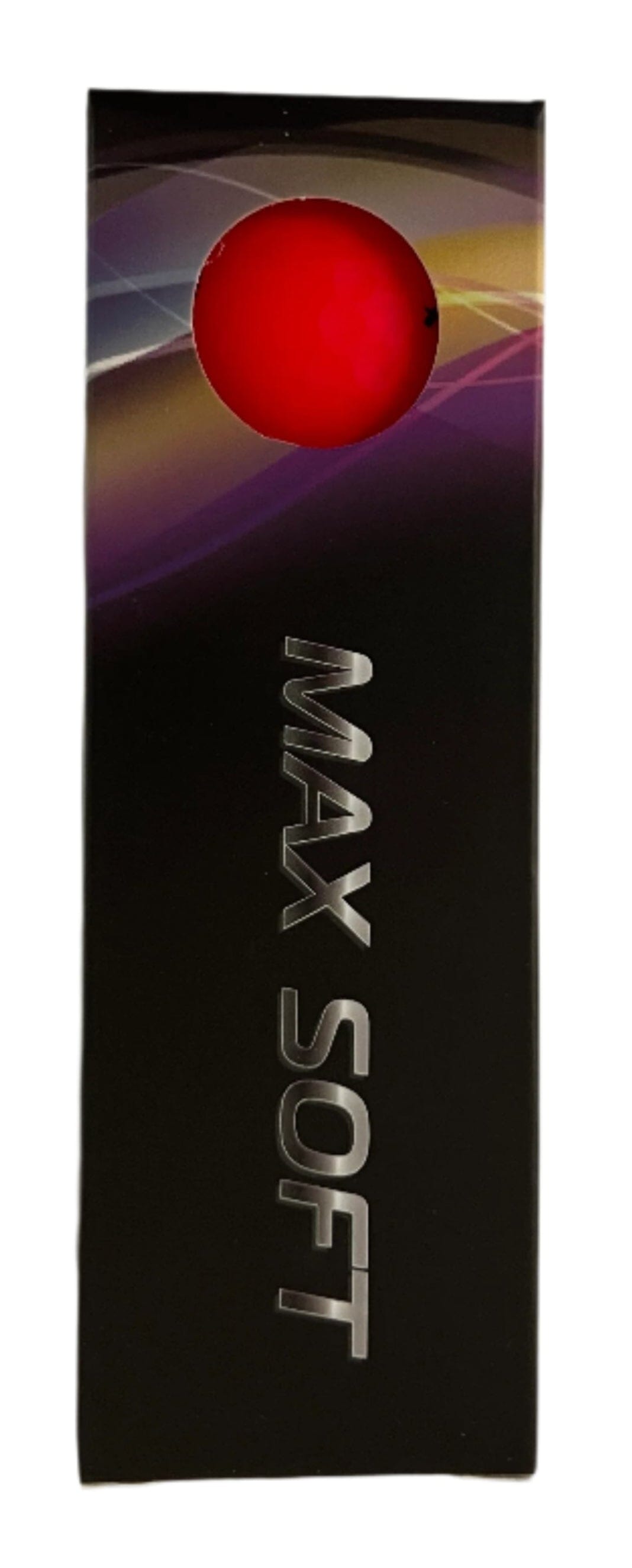Accufli Max Soft Matte Finish Golf Balls Golf Balls Accufli Matte Red Sleeve/3 