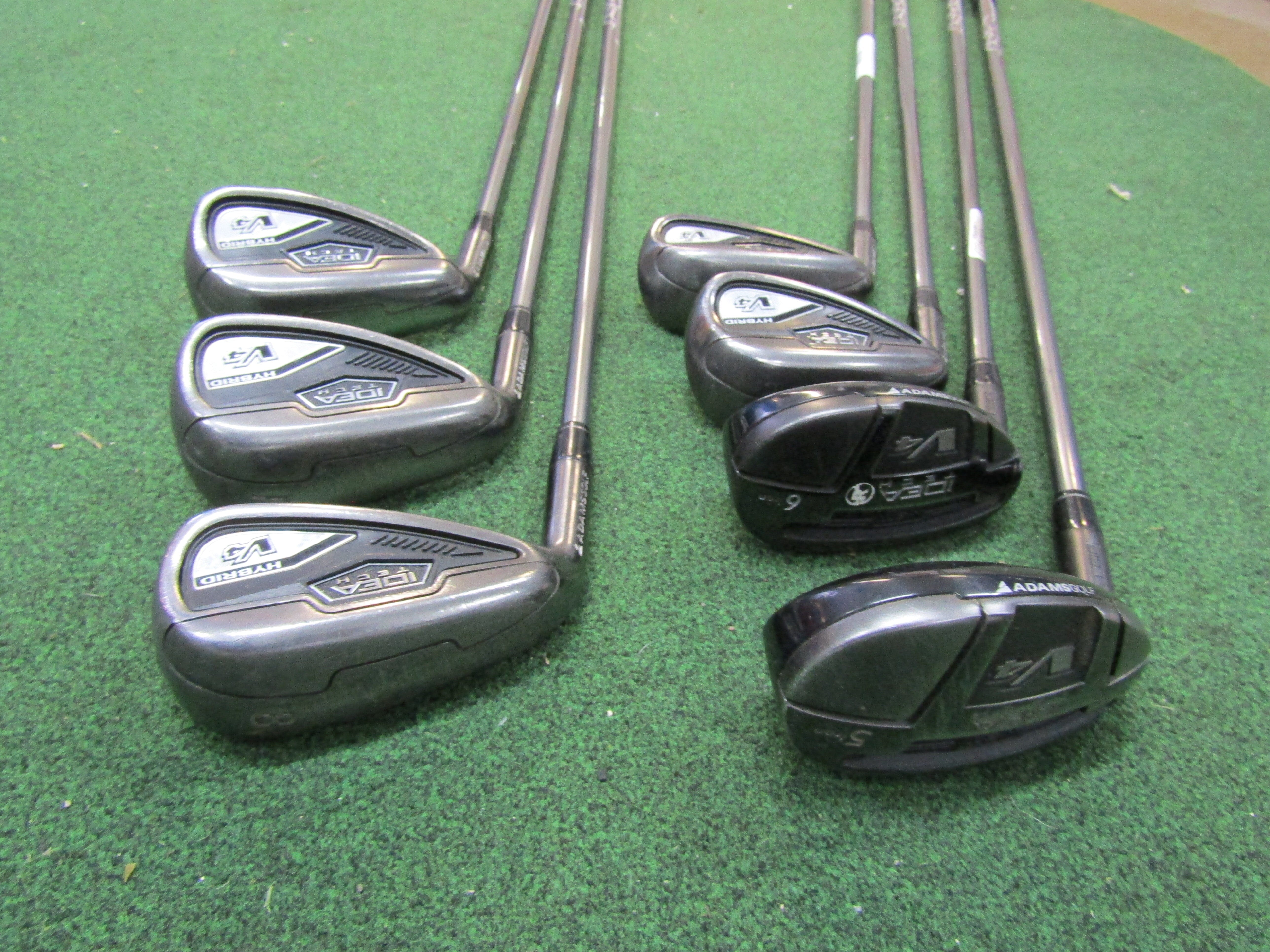 Adams Golf Idea Tech V4.0 7pc Combo Set Regular Graphite Men's Left HC Pre-Owned Combo Set Adams 