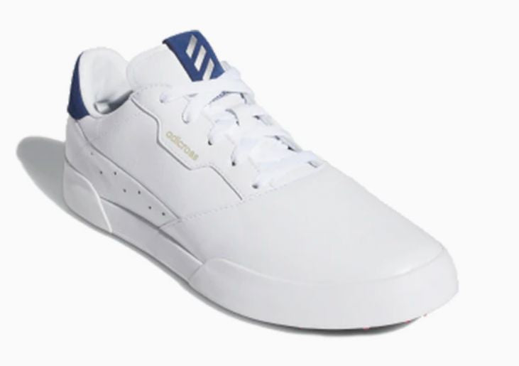 Adidas Adicross Retro EE9164 Mens Golf Shoes White/Blue Golf Shoes Adidas 9 Medium Men's