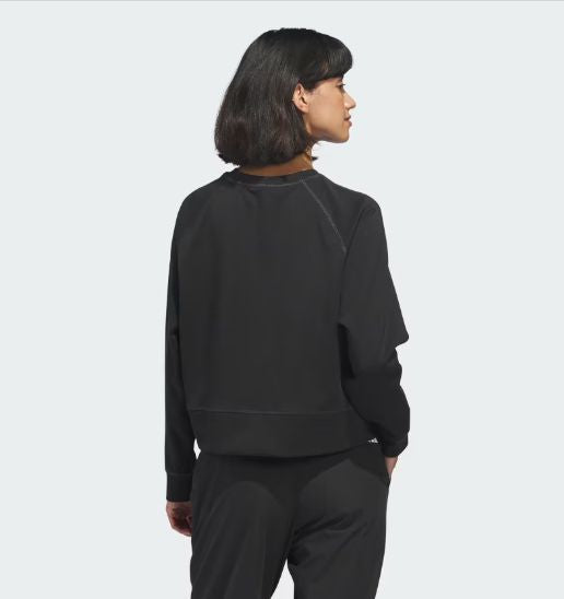 Adidas Beyond The Course Women's Side-snap Twistweave Sweatshirt JX6677 Women's Long Sleeve Adidas 