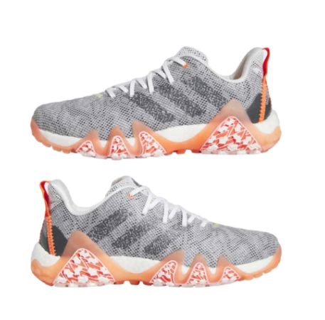 Adidas CodeChaos 22 Spikeless Golf Shoes GV9418 Grey/Orange/White Golf Stuff 