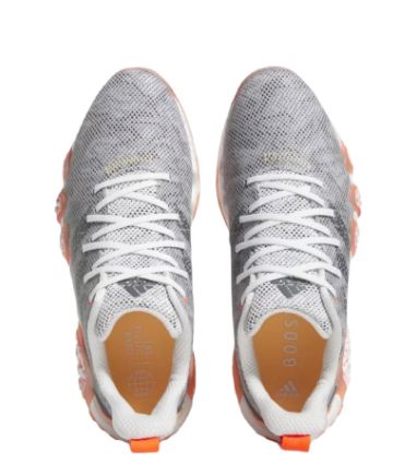 Adidas CodeChaos 22 Spikeless Golf Shoes GV9418 Grey/Orange/White Golf Shoes Adidas 