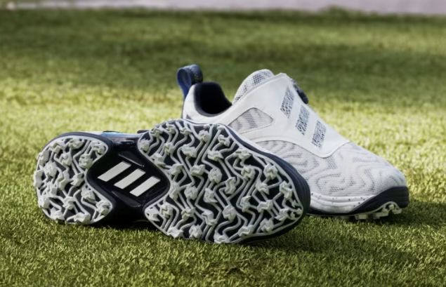 Adidas CodeChaos Boa 25 IH5142 Spikeless Mens Golf Shoes White/Navy Golf Shoes Adidas 