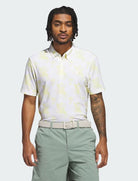 Adidas Go-To Print Polo Men's White/Yellow JF4936 Men's Polos Adidas 