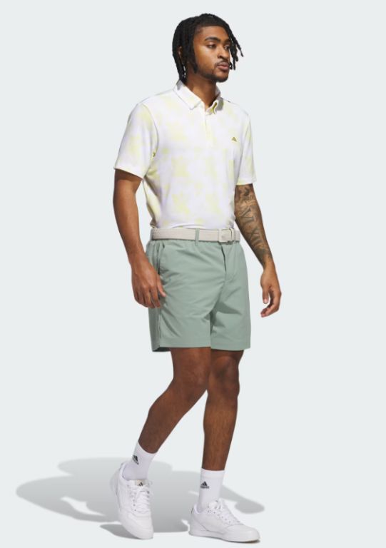 Adidas Go-To Print Polo Men's White/Yellow JF4936 Men's Polos Adidas 