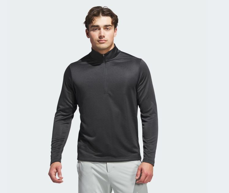 Adidas Men's Performance Printed Quarter-Zip JL5261 Men's Pullover Adidas Medium Black/Grey 