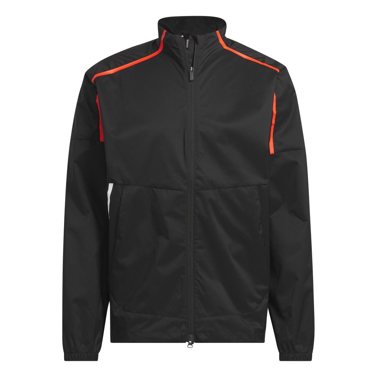 Adidas Men's Provisional FZ Rain Jacket Black/Red IT2364 Golf Stuff Small 
