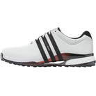 Adidas Men's Tour360 25 Spikeless Golf Shoe - White/Black/Red Golf Shoes Adidas 9 