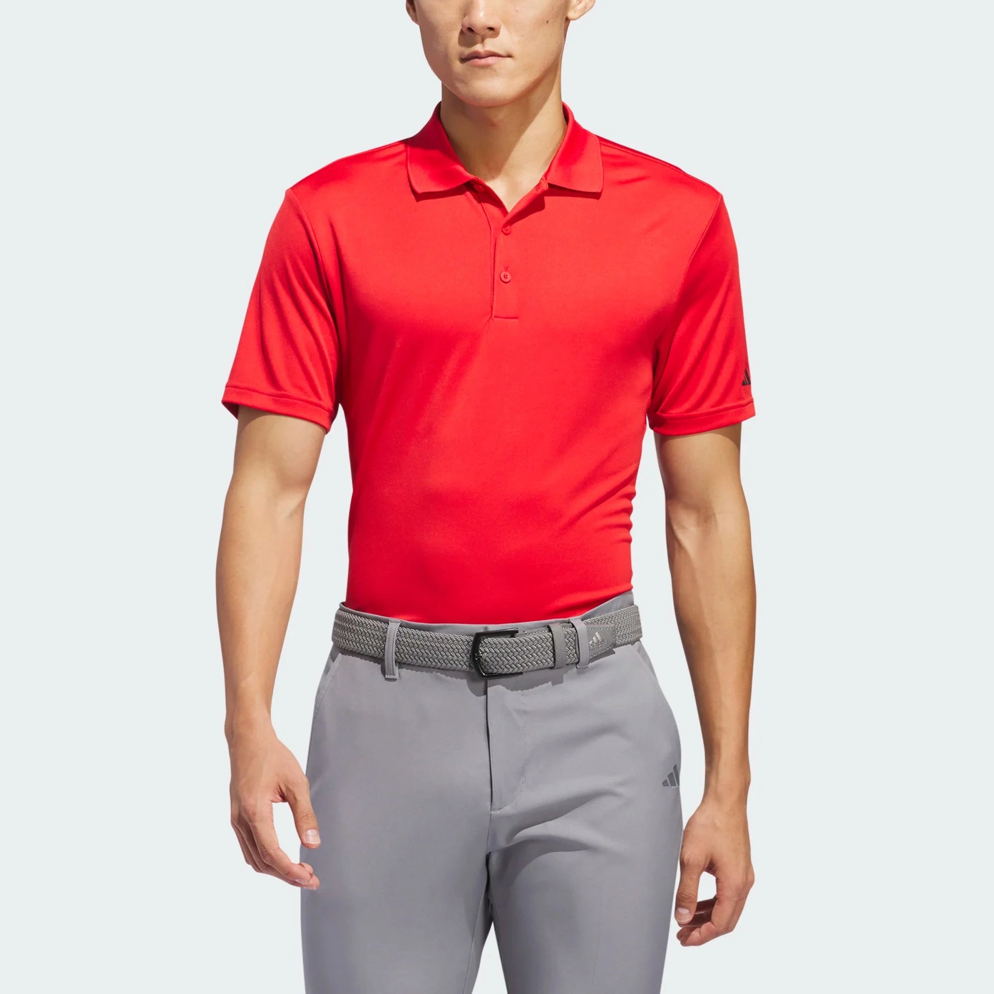 Adidas Performance Polo IU4434 Red Golf Stuff 
