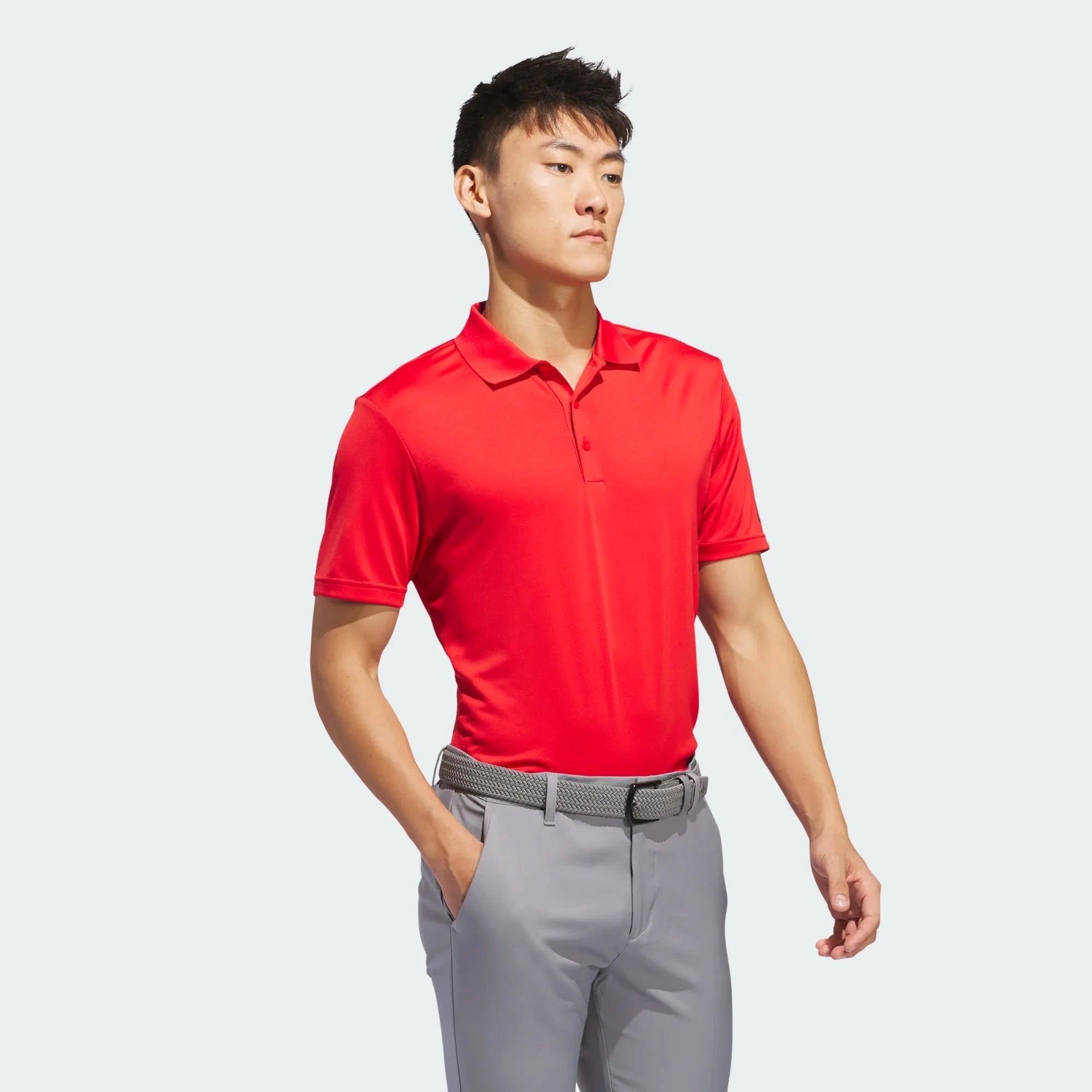 Adidas Performance Polo IU4434 Red Golf Stuff 
