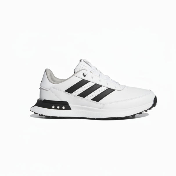 Adidas S2G SL Leather 24 JI4034 Men's Spikeless White/Black Golf Shoes Men's Spikeless Golf Shoes Adidas 11.5 Medium Men's