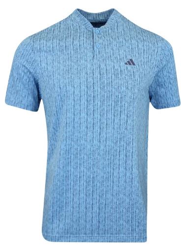 Adidas Sport Striped Polo Golf Stuff Medium Blue Burst - IQ2947 