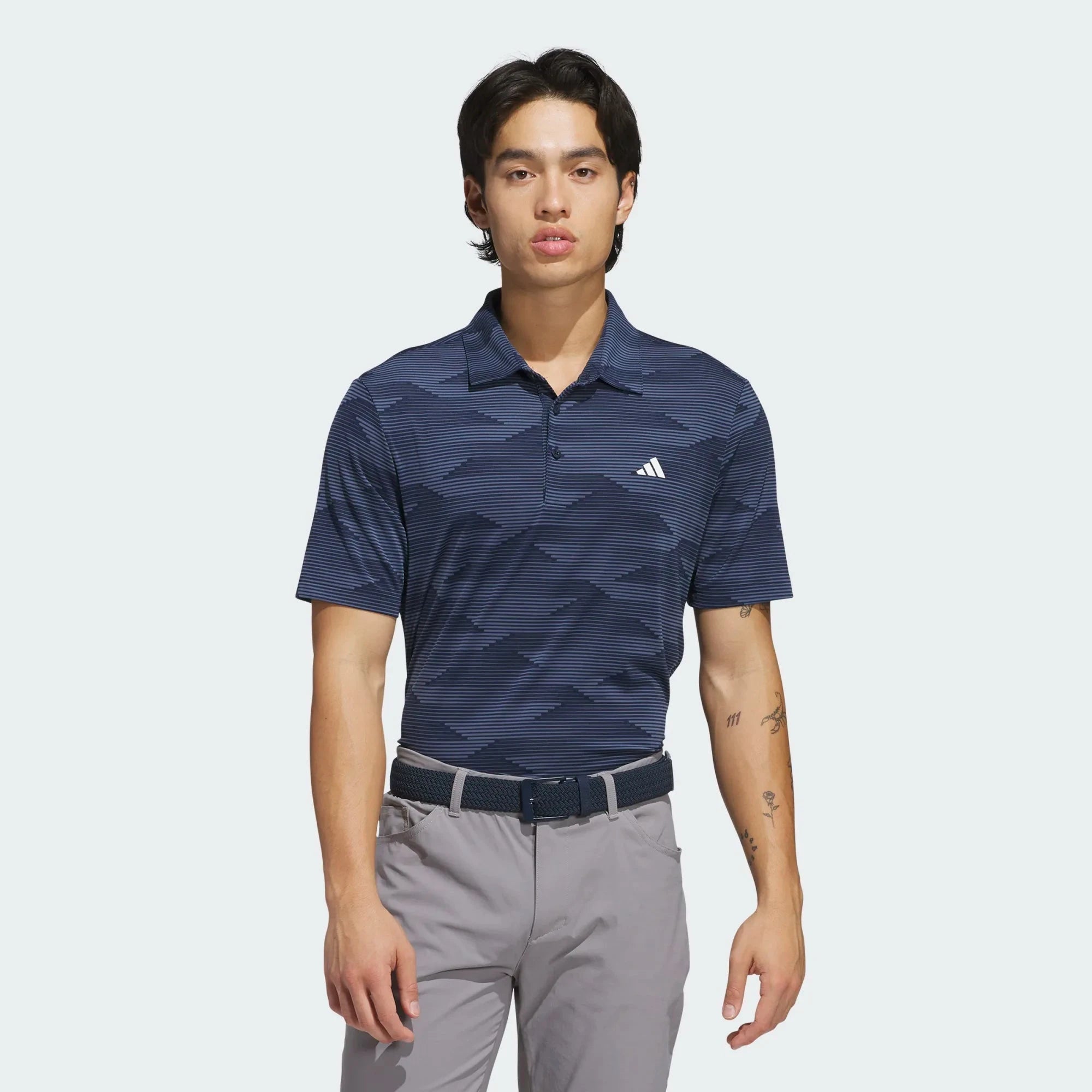 Adidas Ultimate Speed Stripe Polo Men's Navy JN9136 Men's Polos Adidas 