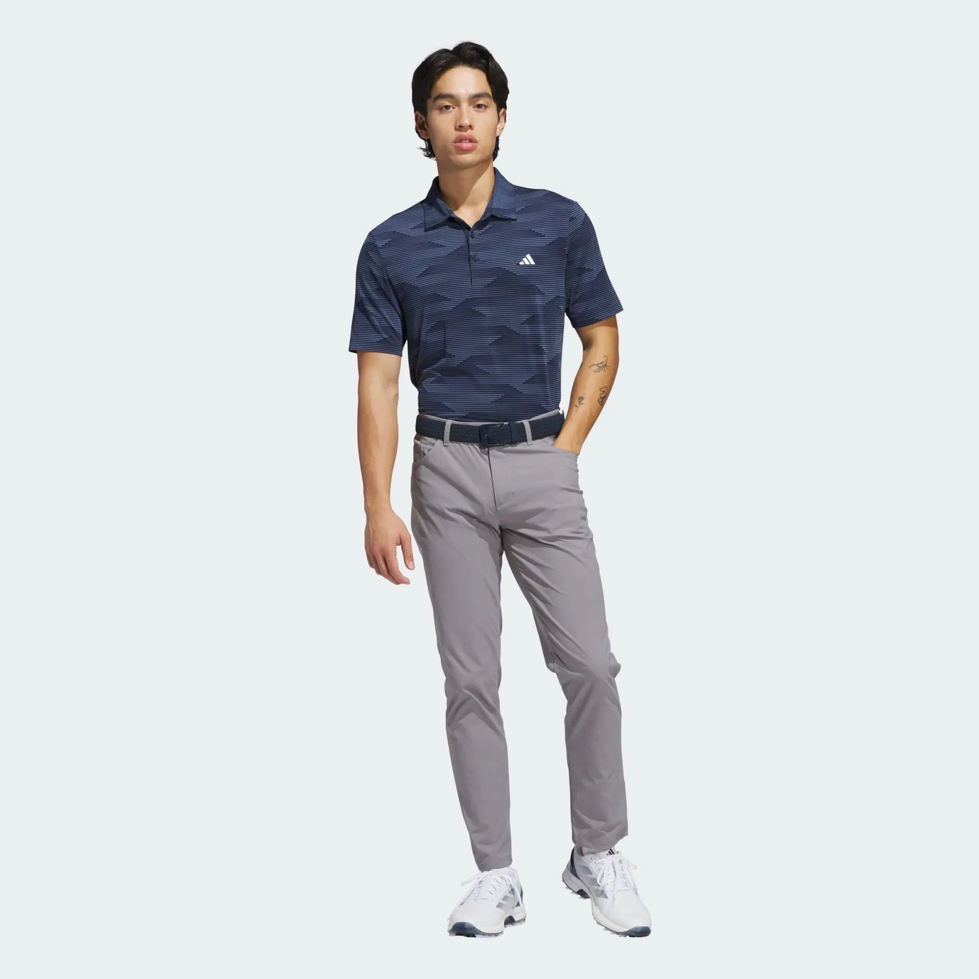 Adidas Ultimate Speed Stripe Polo Men's Navy JN9136 Men's Polos Adidas 