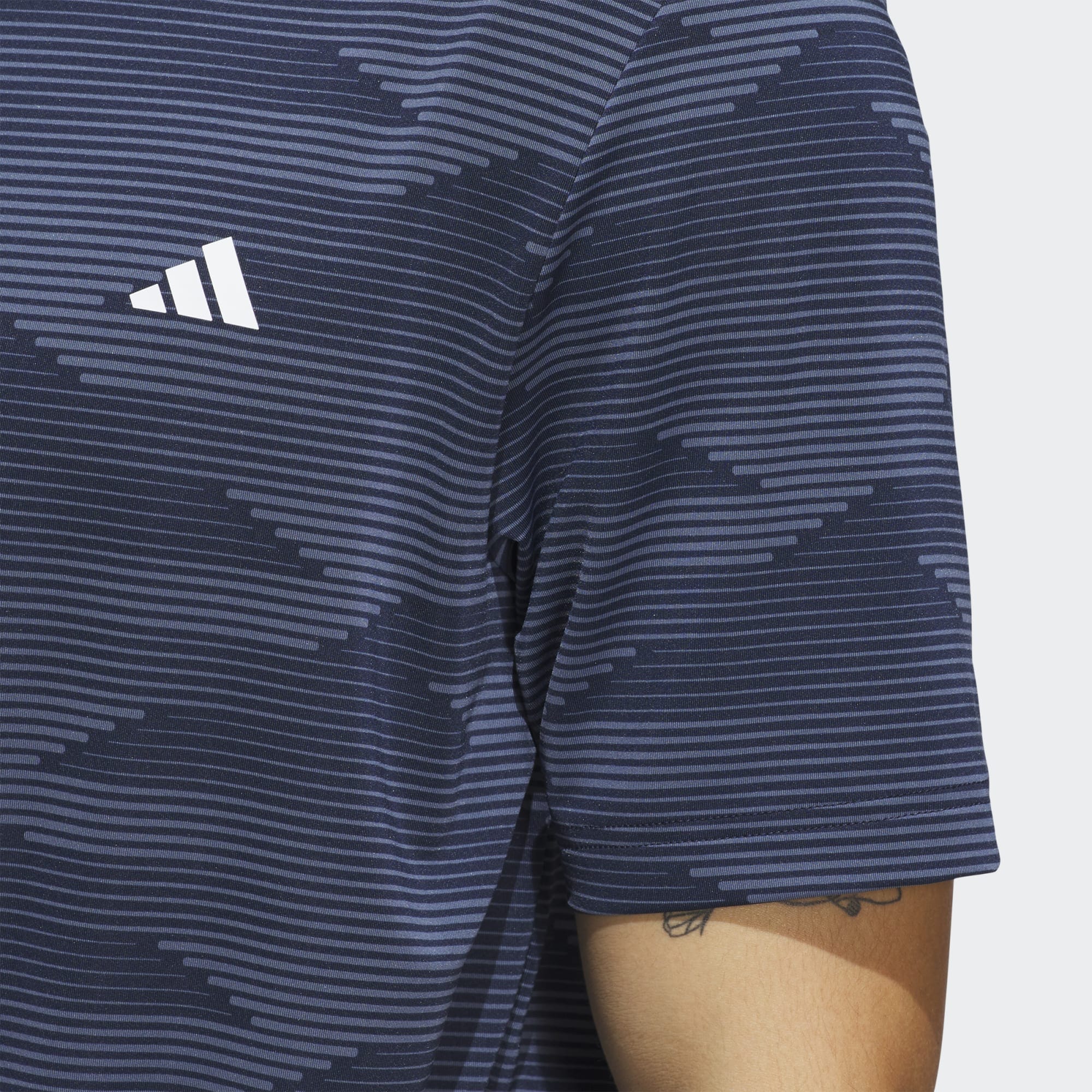Adidas Ultimate Speed Stripe Polo Men's Navy JN9136 Men's Polos Adidas 