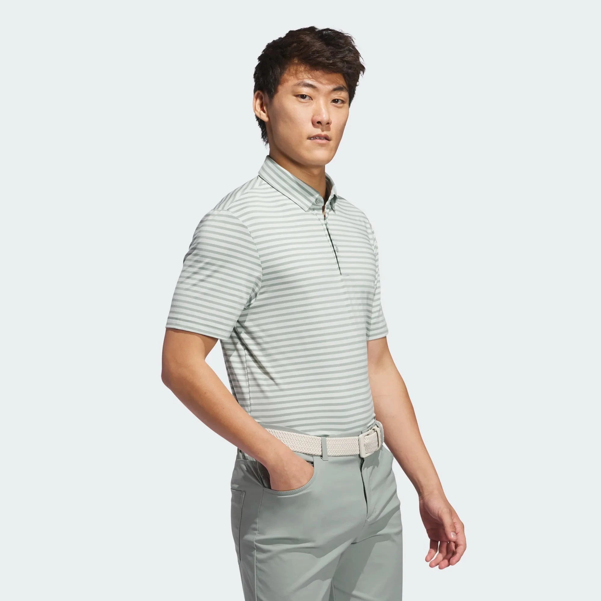 Adidas Ultimate Stripe Polo Men's Green JF8999 Men's Polos Adidas 