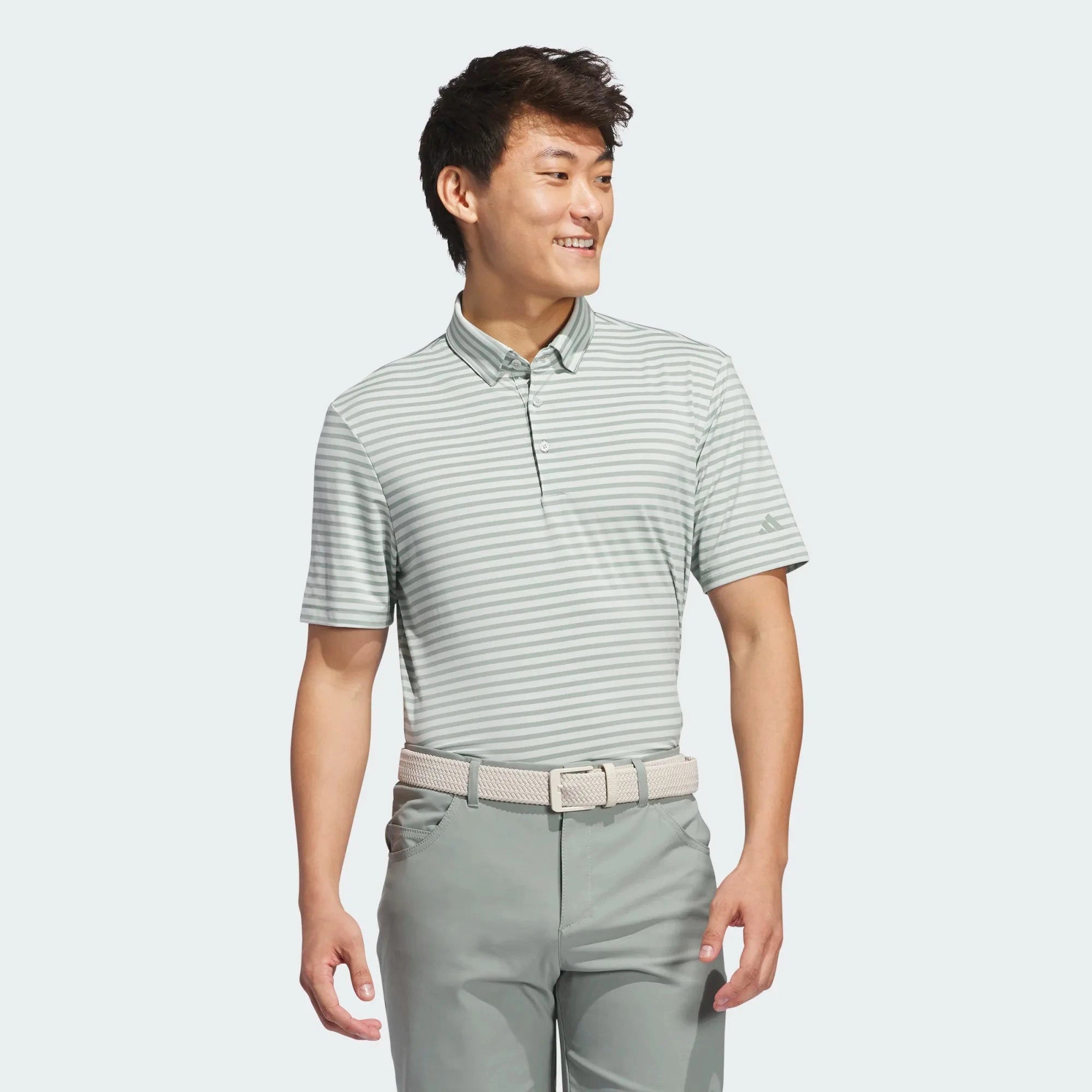 Adidas Ultimate Stripe Polo Men's Green JF8999 Men's Polos Adidas 