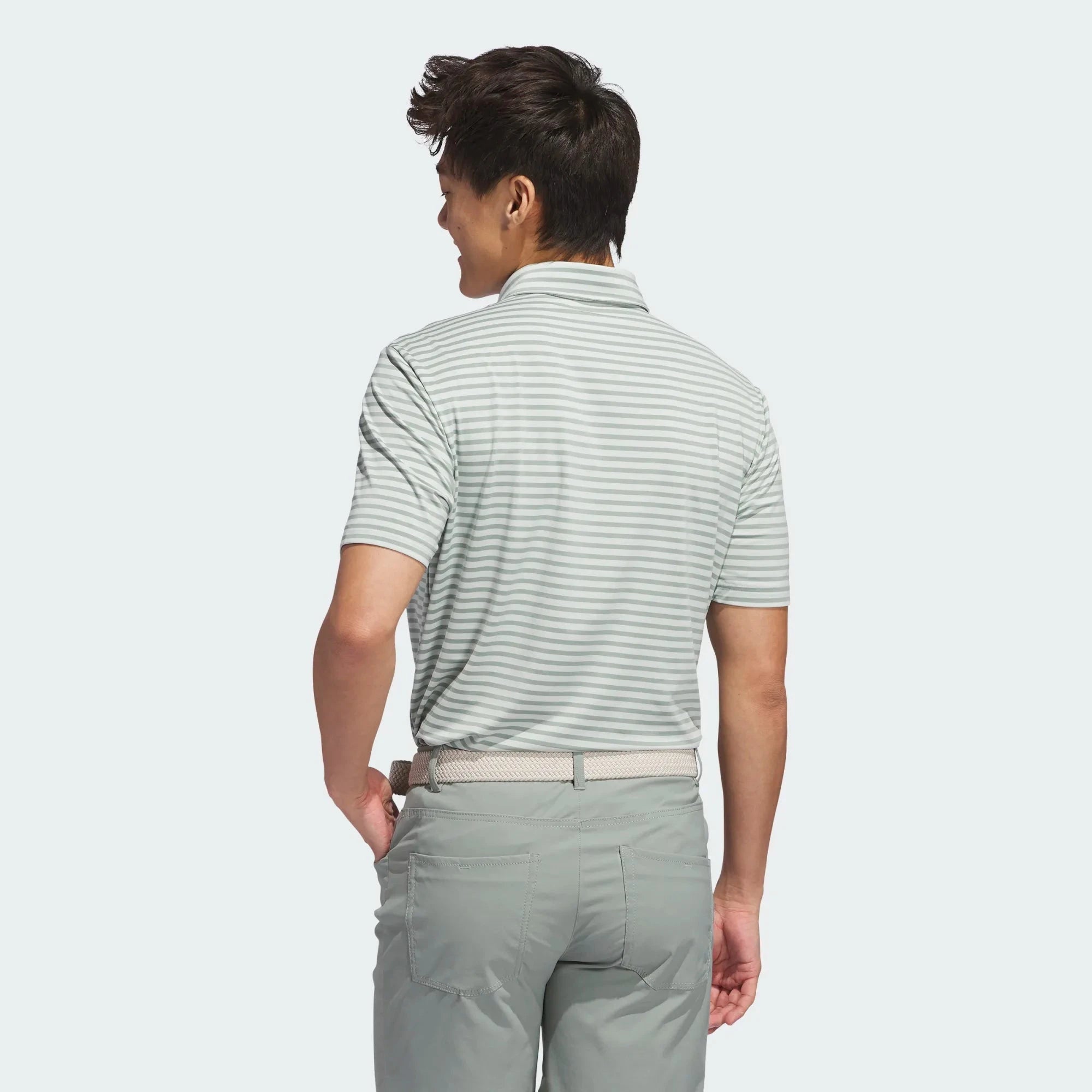 Adidas Ultimate Stripe Polo Men's Green JF8999 Men's Polos Adidas 