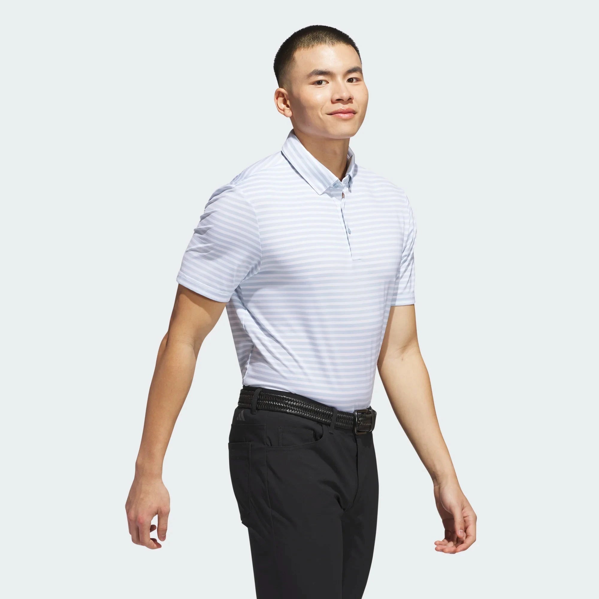 Adidas Ultimate Stripe Polo Men's White JP0475 Men's Polos Adidas 