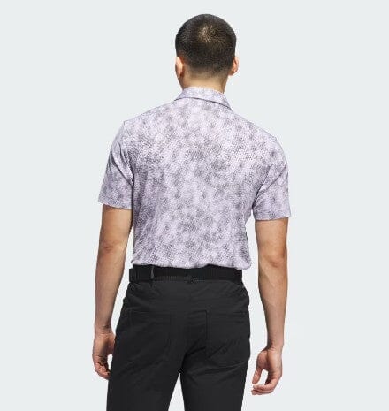 Adidas Ultimate Textured Print Polo Men's Cl Pink/Black KA7914 Men's Polos Adidas 