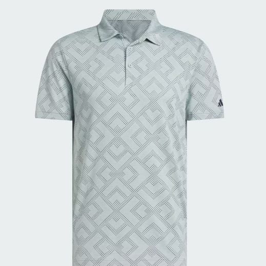 Adidas Ultimate365 Jacquard Polo Shirt KB1393 Men's Polos Adidas Medium Sage/Nvy 