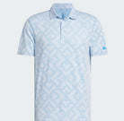 Adidas Ultimate365 Jacquard Polo Shirt KB1394 Men's Polos Adidas Medium Light Blue 