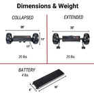 Alphard eWheels V2 PRO - turn Push Cart into Electric Cart Golf Carts Alphard 
