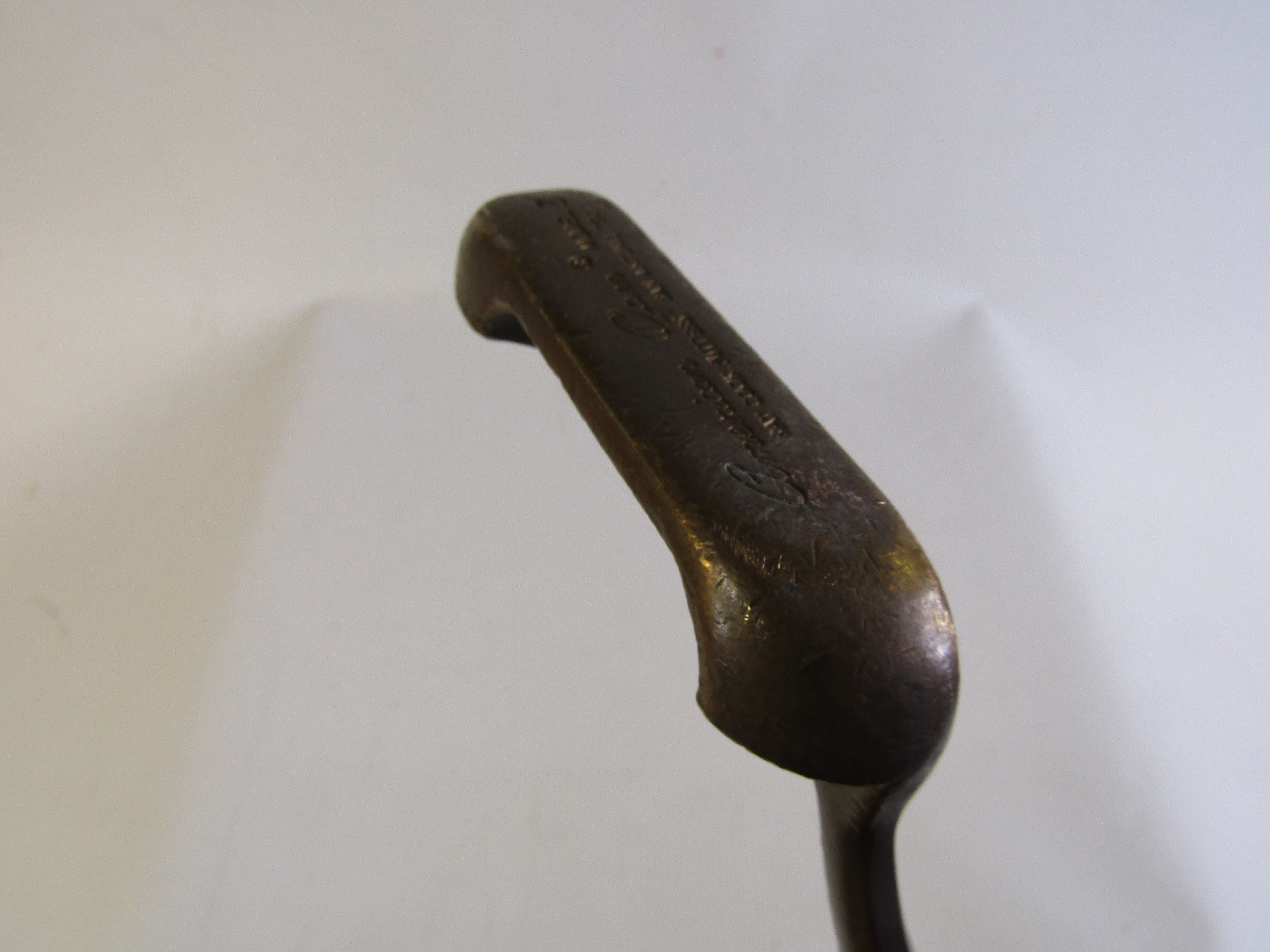 American Open Model 3 35" Brass Blade Putter Graphite Right Hand Pre-Owned Putters Golf Stuff 