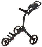 Bag Boy 3 Wheel Cart Compact 3 Golf Carts BagBoy Black/Black 