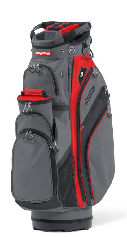Bag Boy Chiller Pro Cart Bag Cart Bag BagBoy Charcoal/Red/Black 