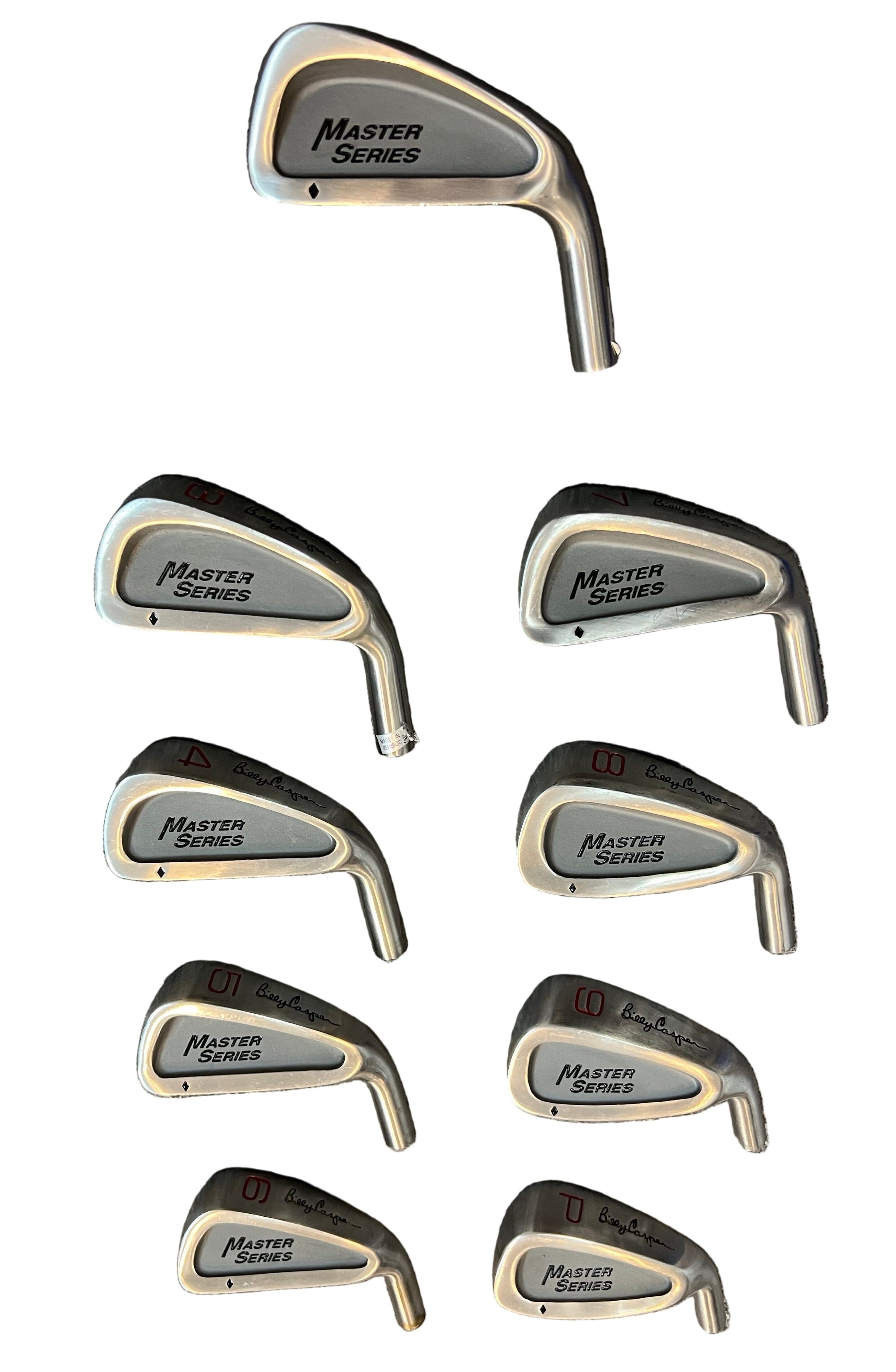 Billy Casper Master Series 9pc Iron HEAD ONLY Right Hand 3-PW #1 Iron Golf Club Tools & Parts Billy Casper 