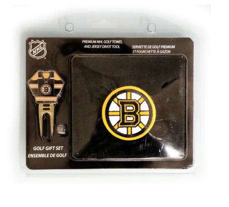 Caddy Pro 2 Piece NHL Golf Gift Set Accesories Caddy Pro Boston Bruins 