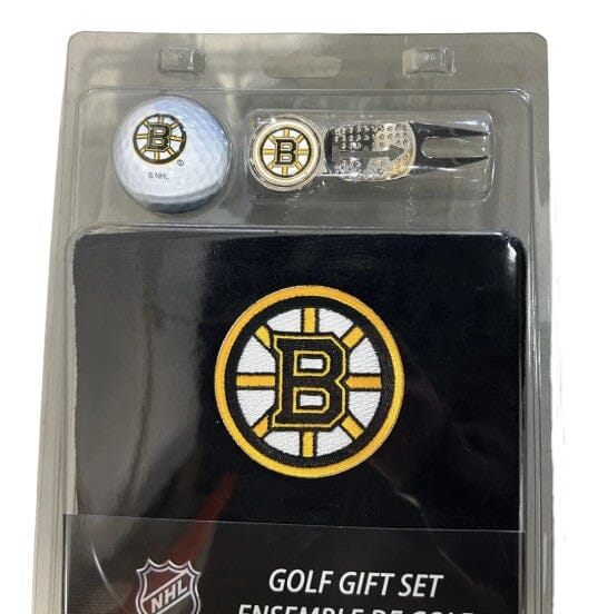 Caddy Pro 4 Piece NHL Golf Gift Set Accesories Caddy Pro Boston Bruins 