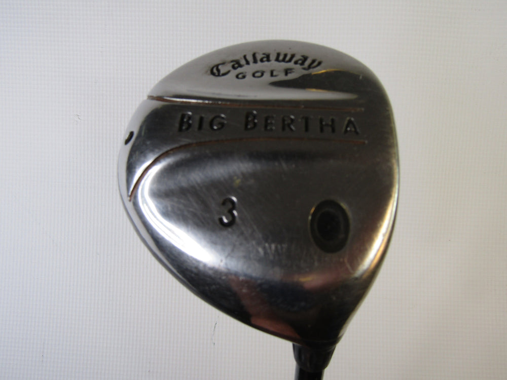 Callaway Big Bertha #3 Fairway Wood Stiff Flex Graphite Shaft Men's Right Hand
