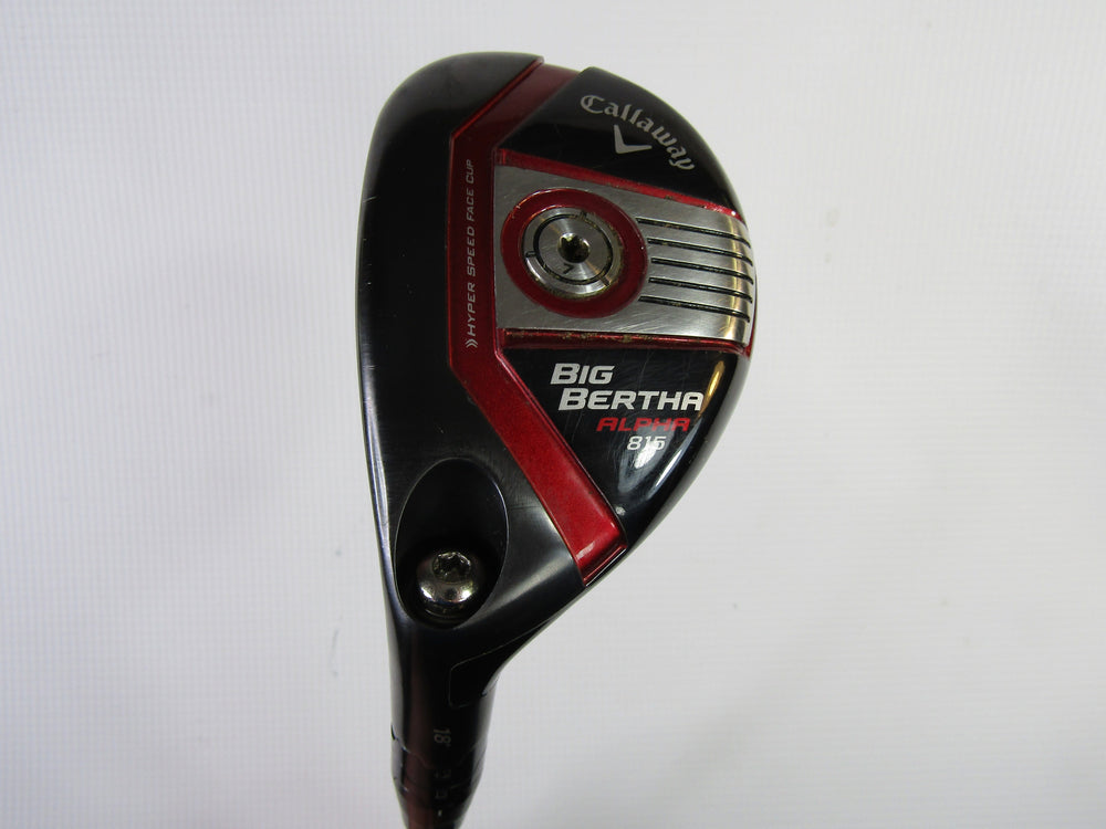 Callaway Big Bertha Alpha 815 18° Hybrid Stiff Flex Graphite Men's Left Hc Golf Stuff 